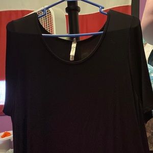 Jessie & J Black T-shirt Dress 2X